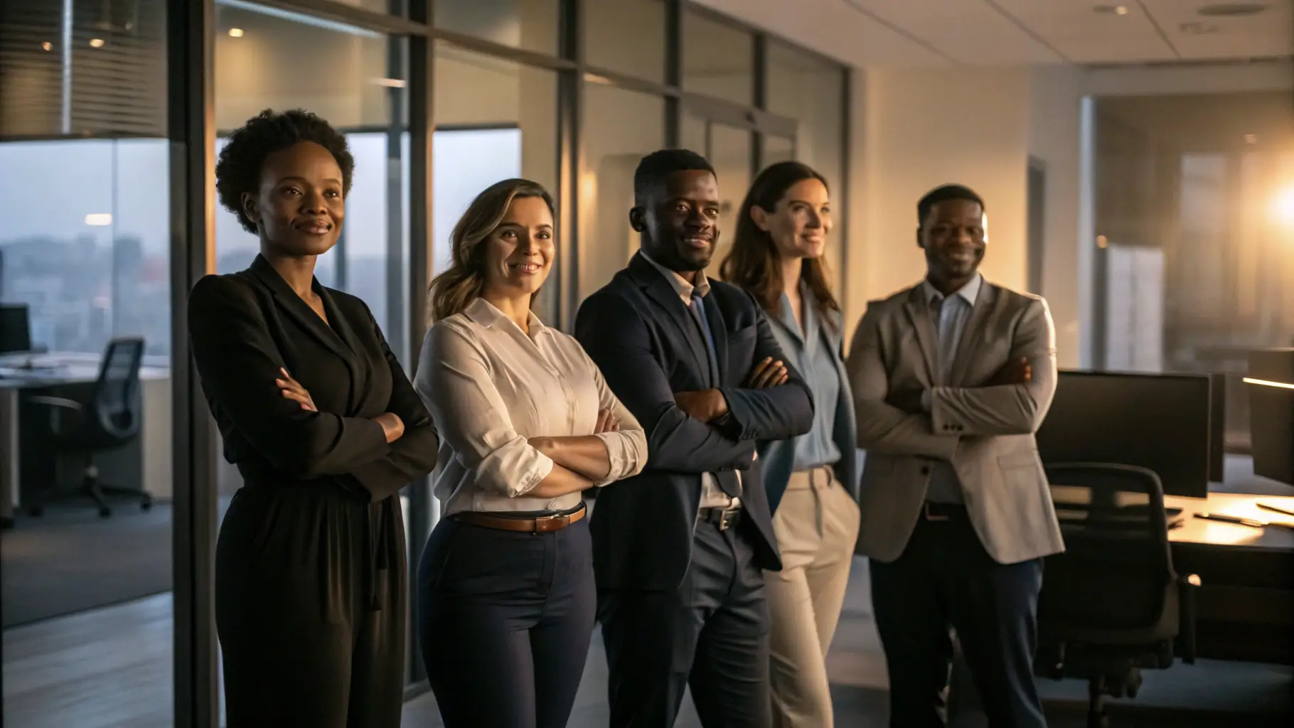 A professional team photo of Premier Fiber's leadership and technical staff, showcasing the company's expertise and commitment to excellence.